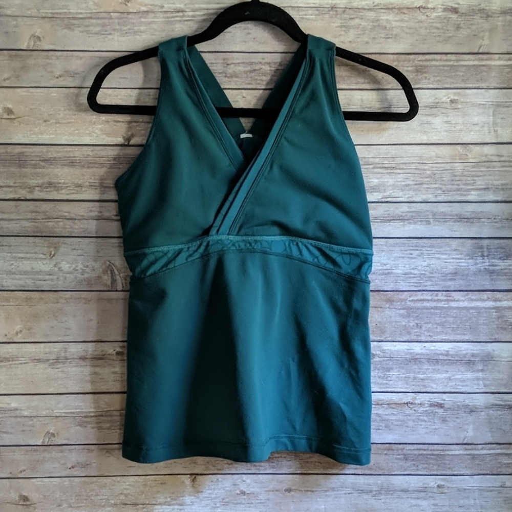Lululemon Deep V Mesh Back Tank with Pocket